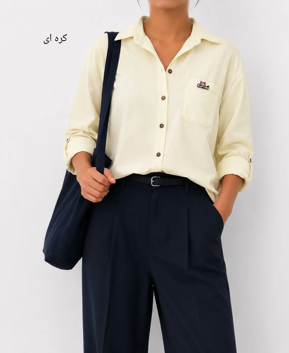 شومیز لینن پنبه طلا